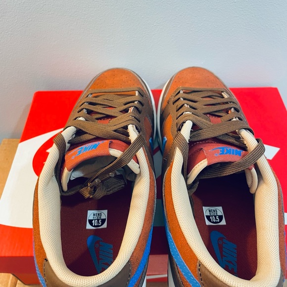 Nike Dunk Low Retro PRM (DR9704-200) Cacao Wow/Comet Blue Men’s Sz 10.5 - Picture 8 of 8